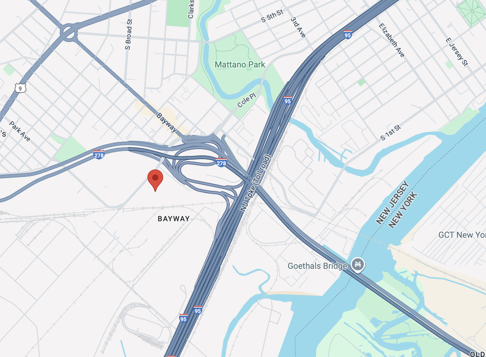 Vapos pasteurization facility location map - Linden, New Jersey FSSC 22000 certified processing plant