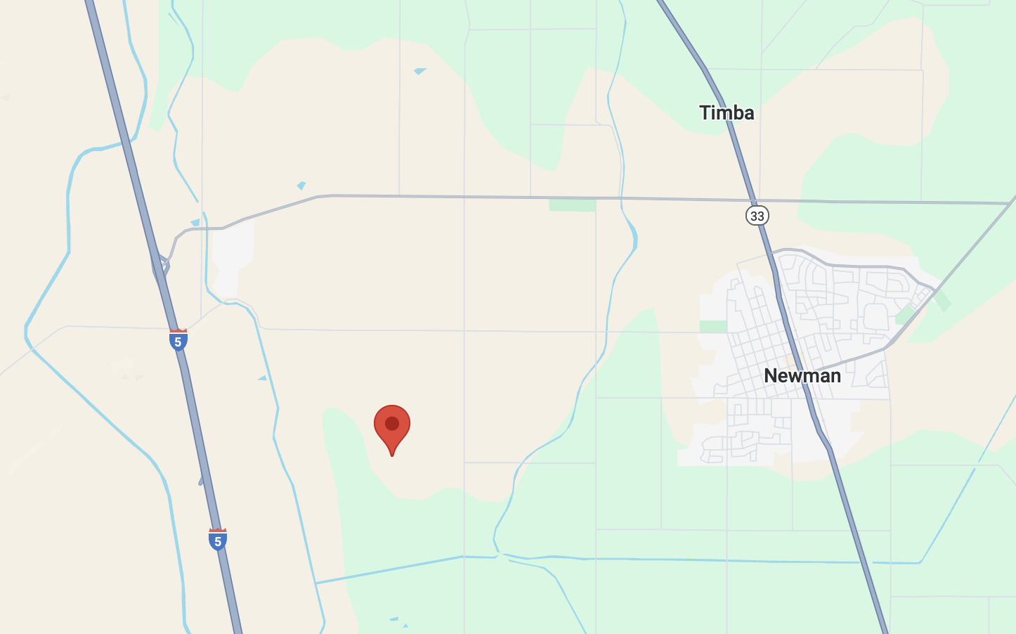 Vapos of CA pasteurization facility location map - Newman, California H2O Express processing facility
